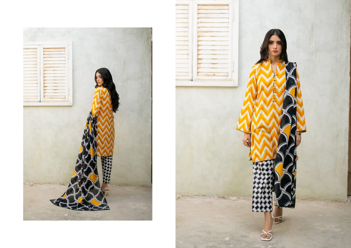 STELLA POP Digital Printed Lawn 3 Piece
