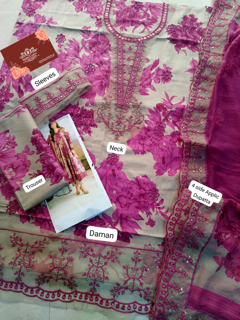 IZNIK DIGITAL PRINTED LAWN