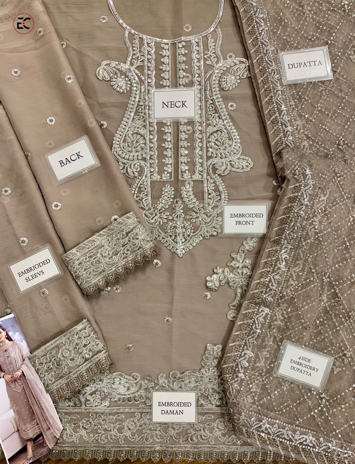 Asim Jofa JHILMIL CHIFFON COLLECTION