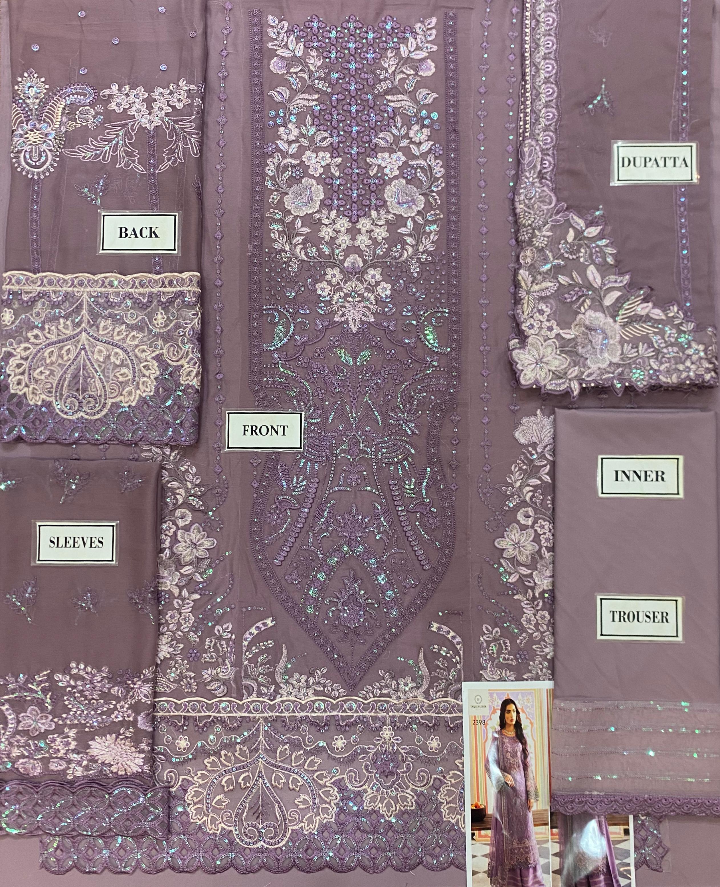 Mushq Chiffon Embroidered