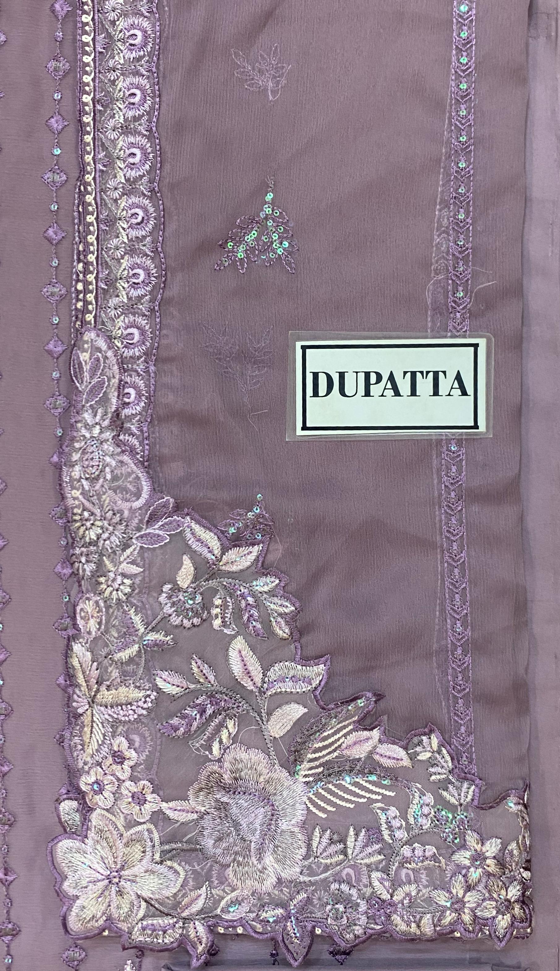 Mushq Chiffon Embroidered