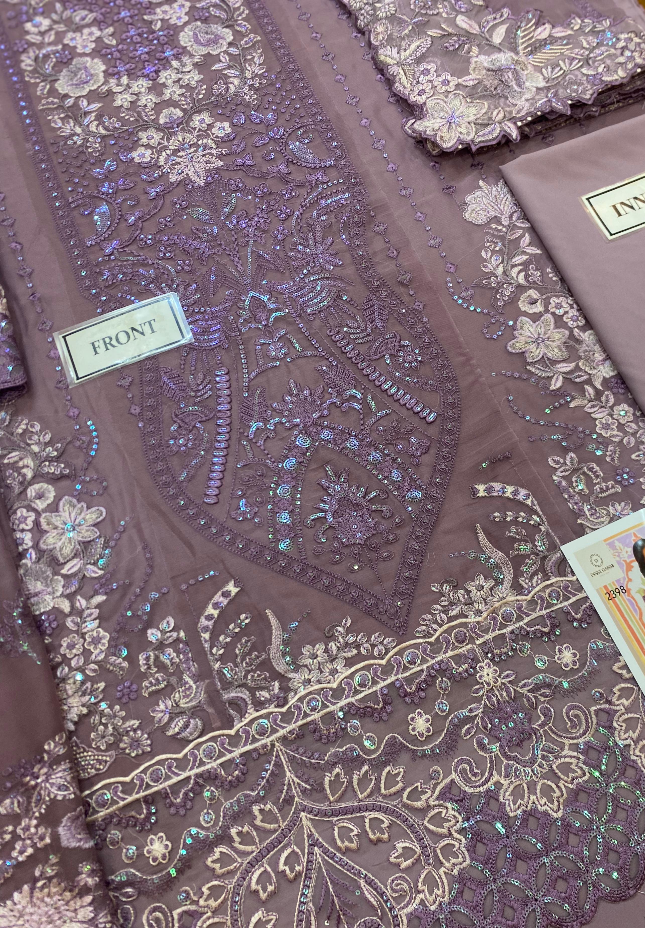 Mushq Chiffon Embroidered