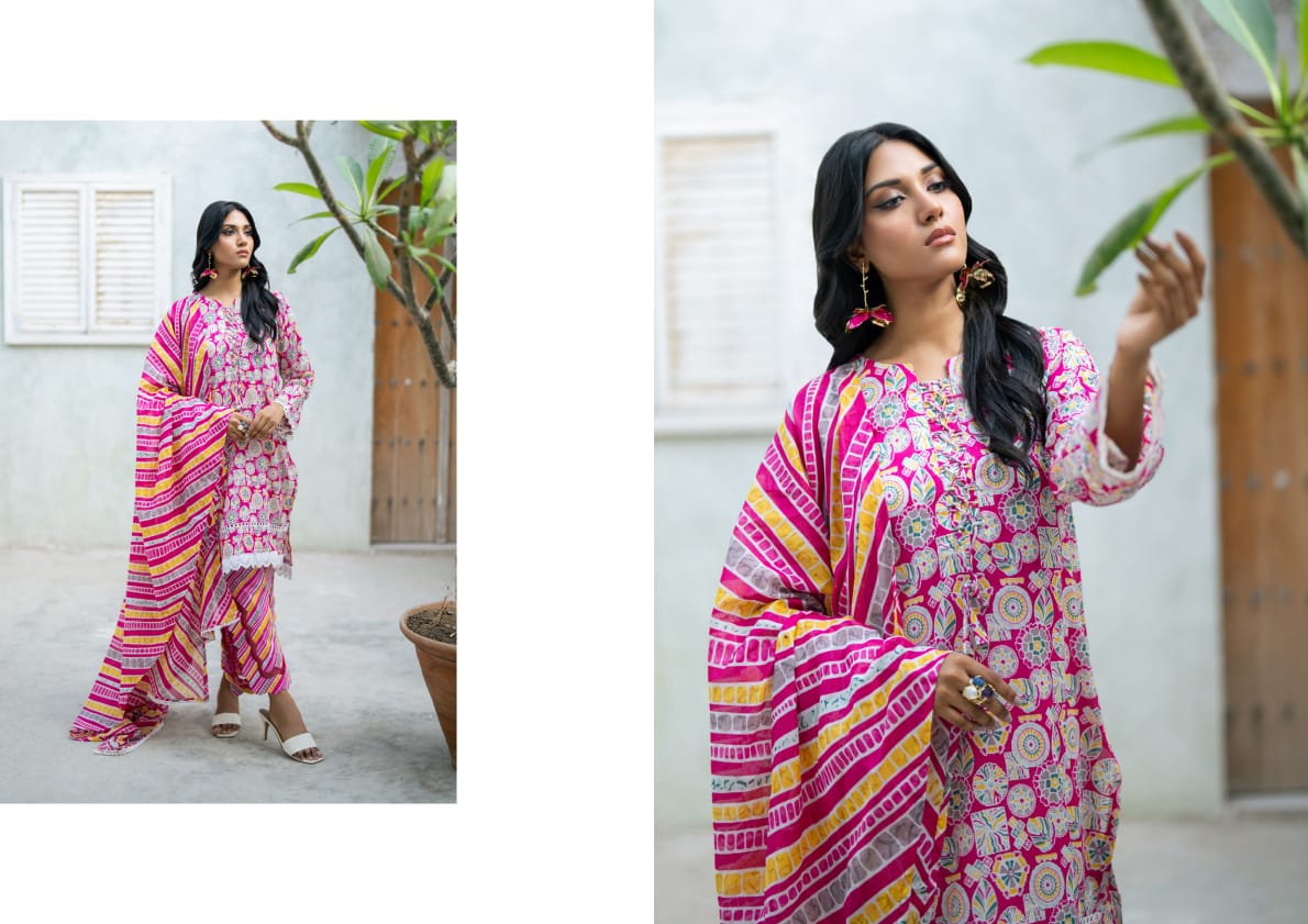 STELLA POP Digital Printed Lawn 3 Piece