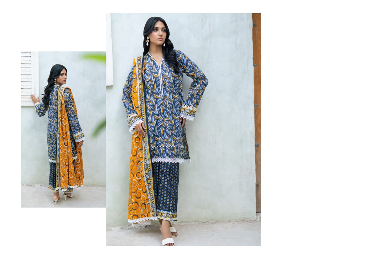 STELLA POP Digital Printed Lawn 3 Piece