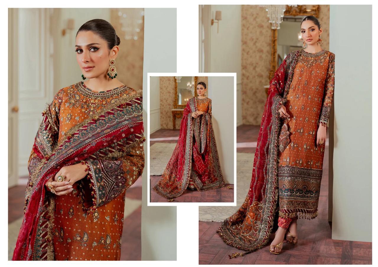 MARIA-B AYEZA KHAN WEDDING WEAR DRESS