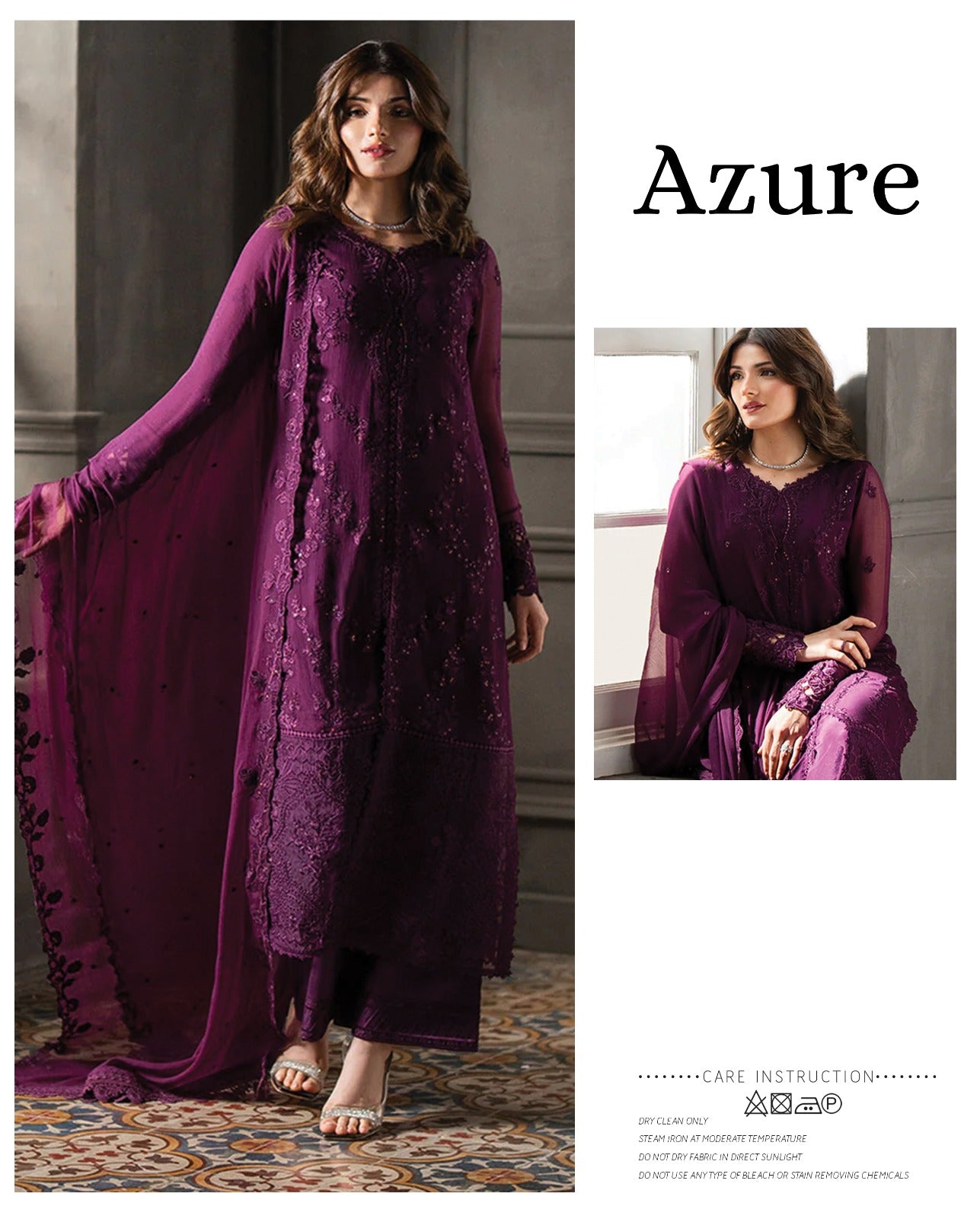AZURE CHIFFON COLLECTION