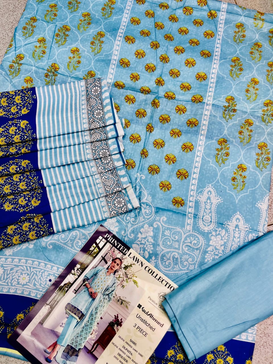 GUL AHMED DIGITAL LAWN COLLECTION