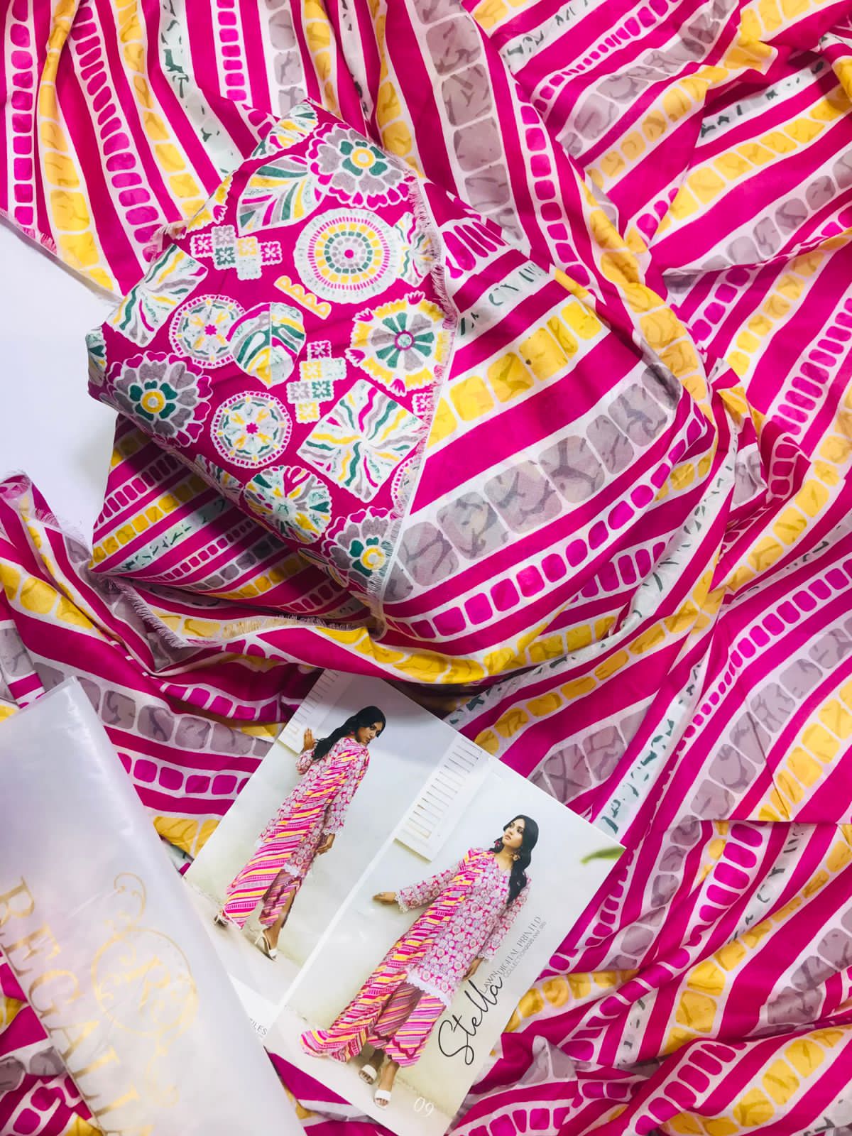 STELLA POP Digital Printed Lawn 3 Piece