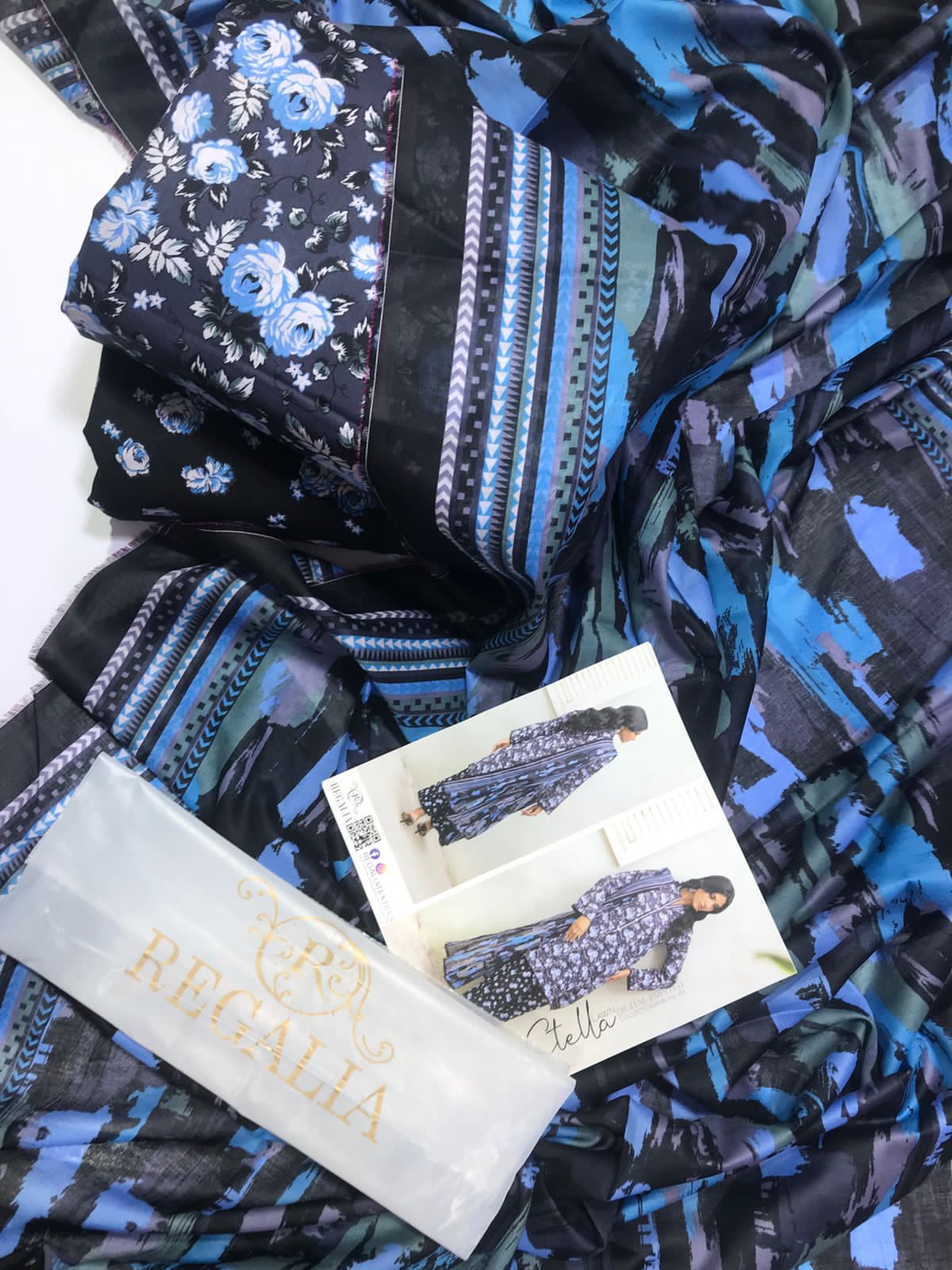 STELLA POP Digital Printed Lawn 3 Piece